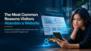 The Most Common Reasons Visitors Abandon a Website 